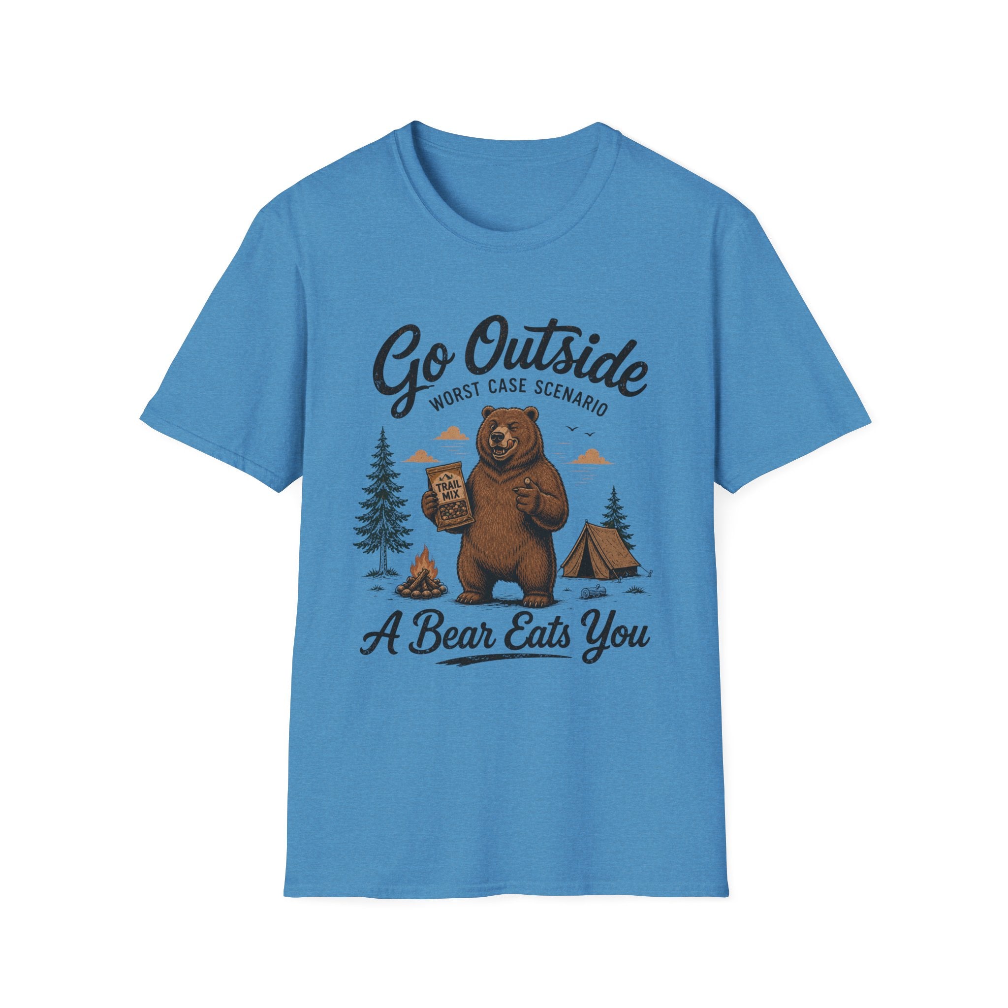 Go Outside Bear T-Shirt