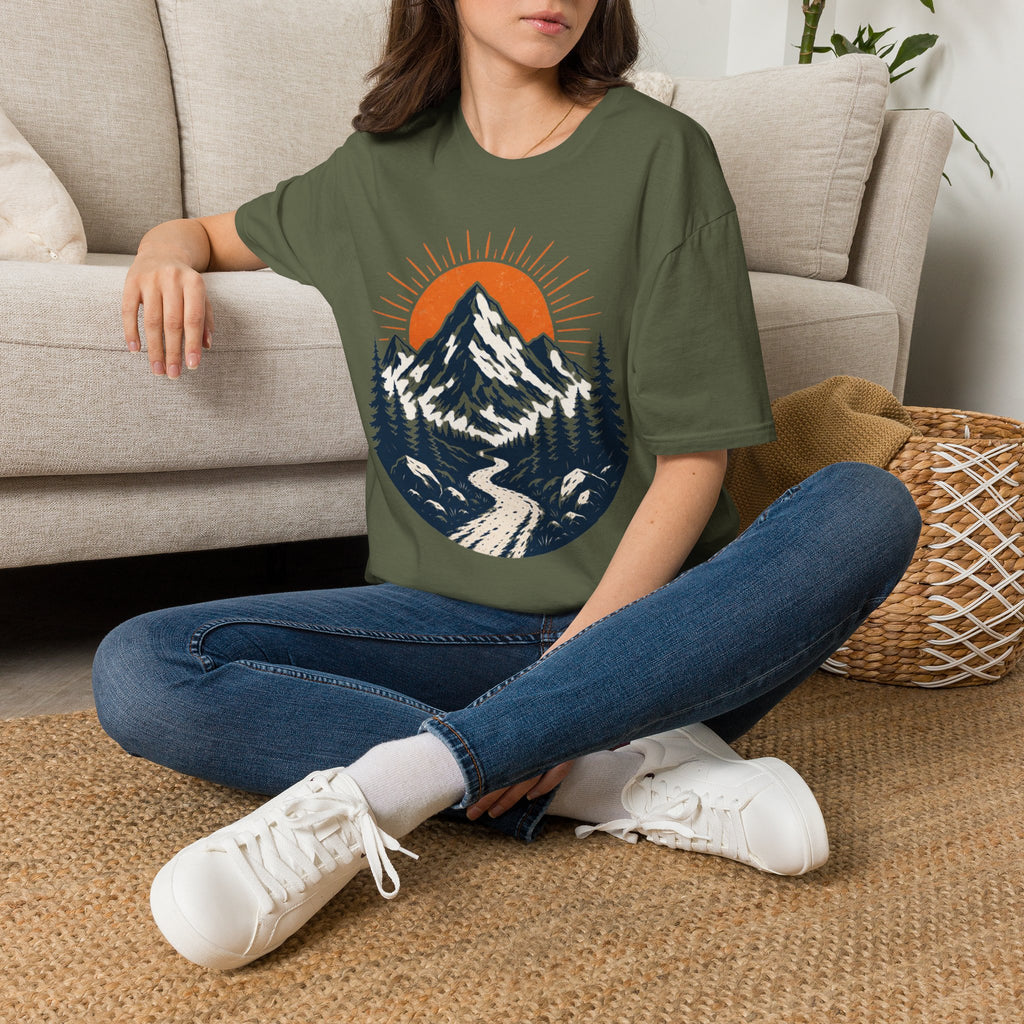 Mountains and Sunrise - T-Shirt