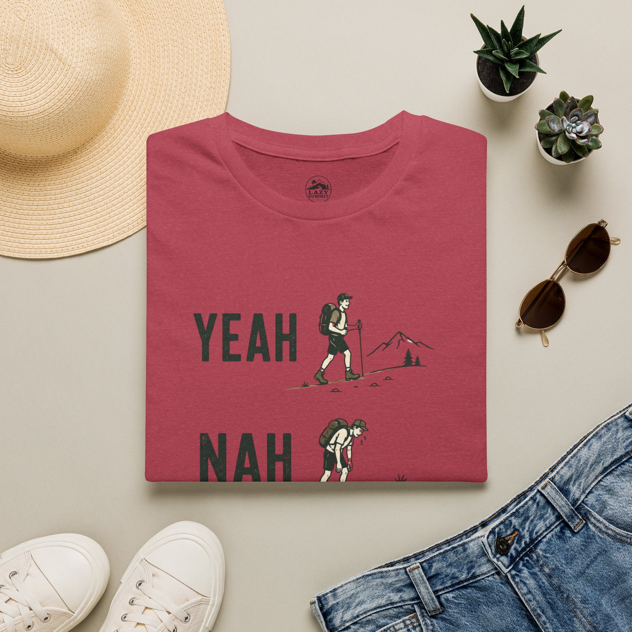 Yeah Nah Three Stages - T-Shirt