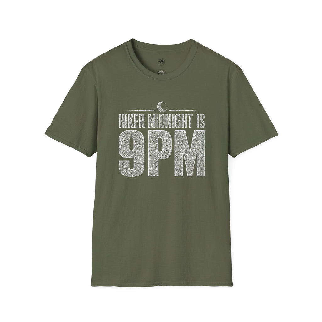 Hiker Midnight is 9pm - T-Shirt
