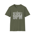 Hiker Midnight is 9pm - T-Shirt