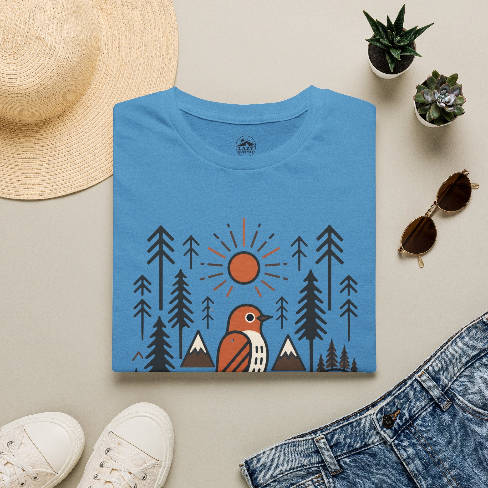 Bird in the Forest - T-Shirt