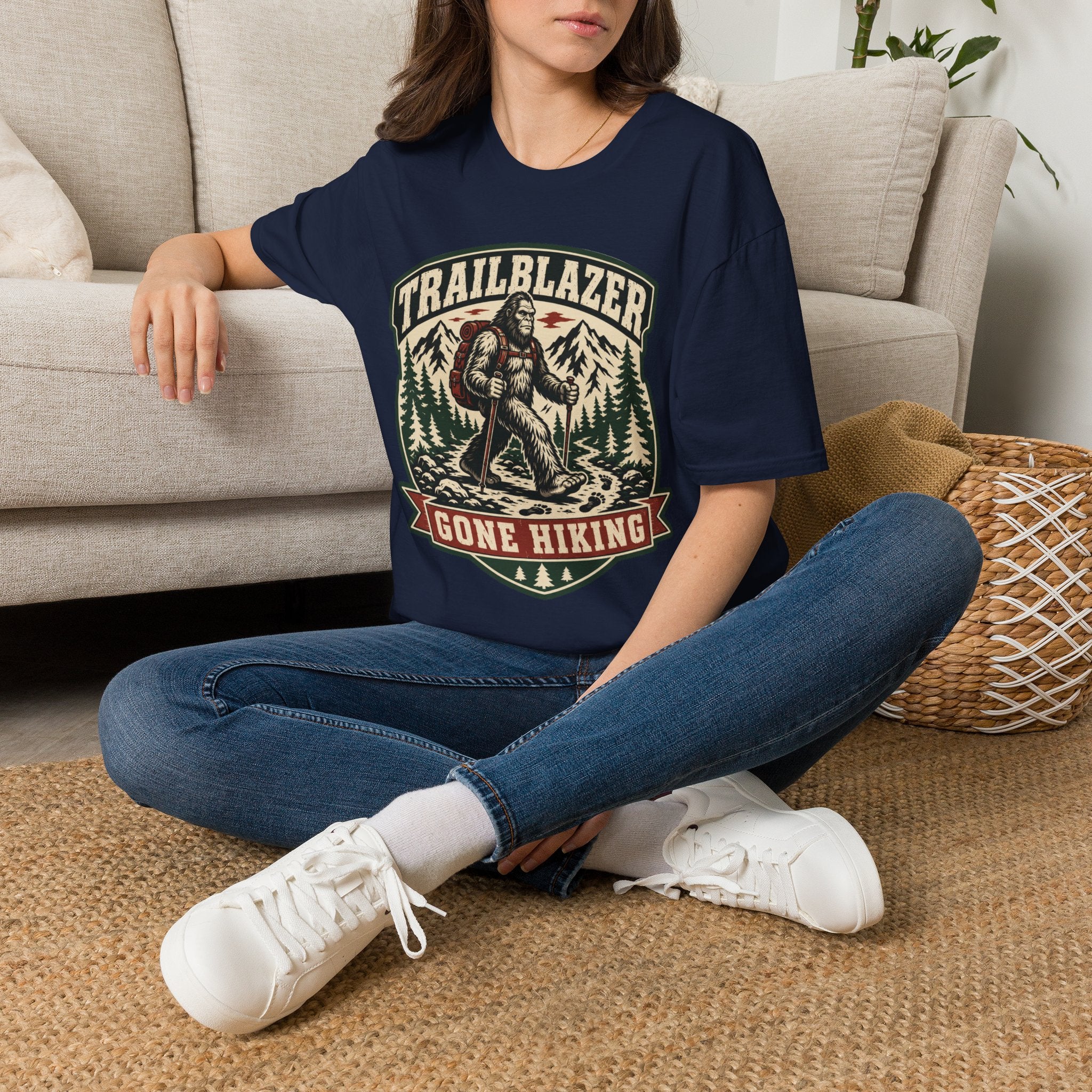 Bigfoot Gone Hiking T-Shirt