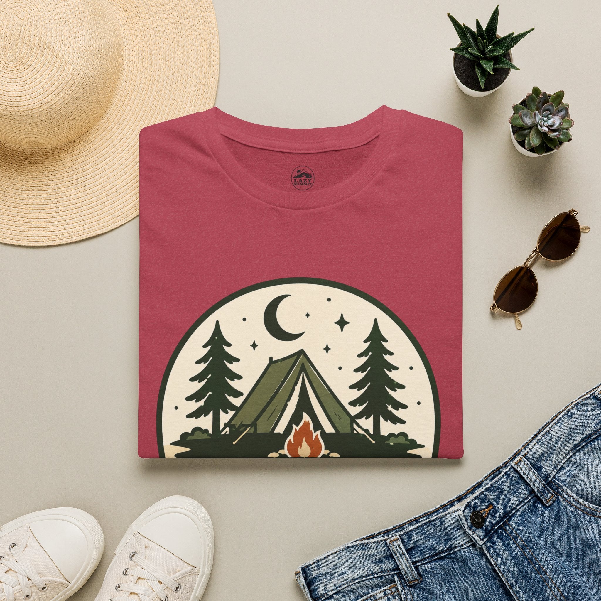 Camp More Worry Less - T-Shirt
