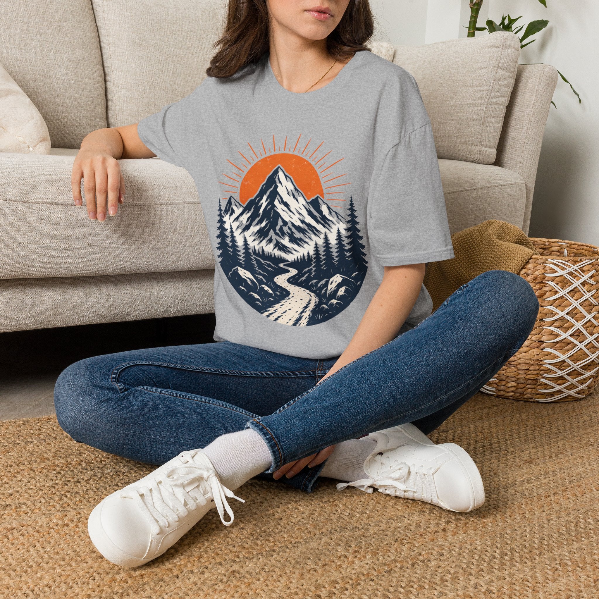 Mountains and Sunrise - T-Shirt