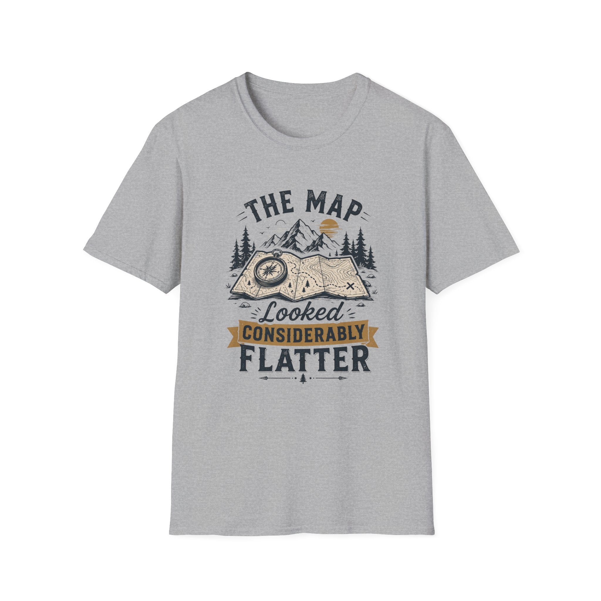 The Map Looked Flatter T-Shirt