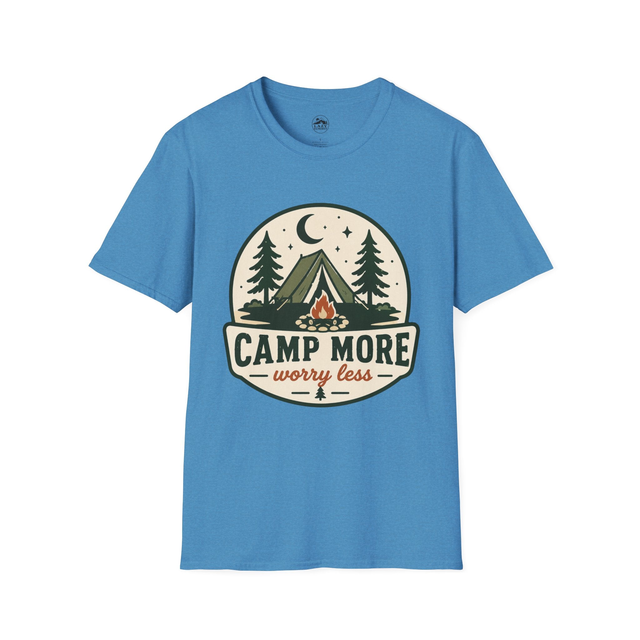 Camp More Worry Less - T-Shirt