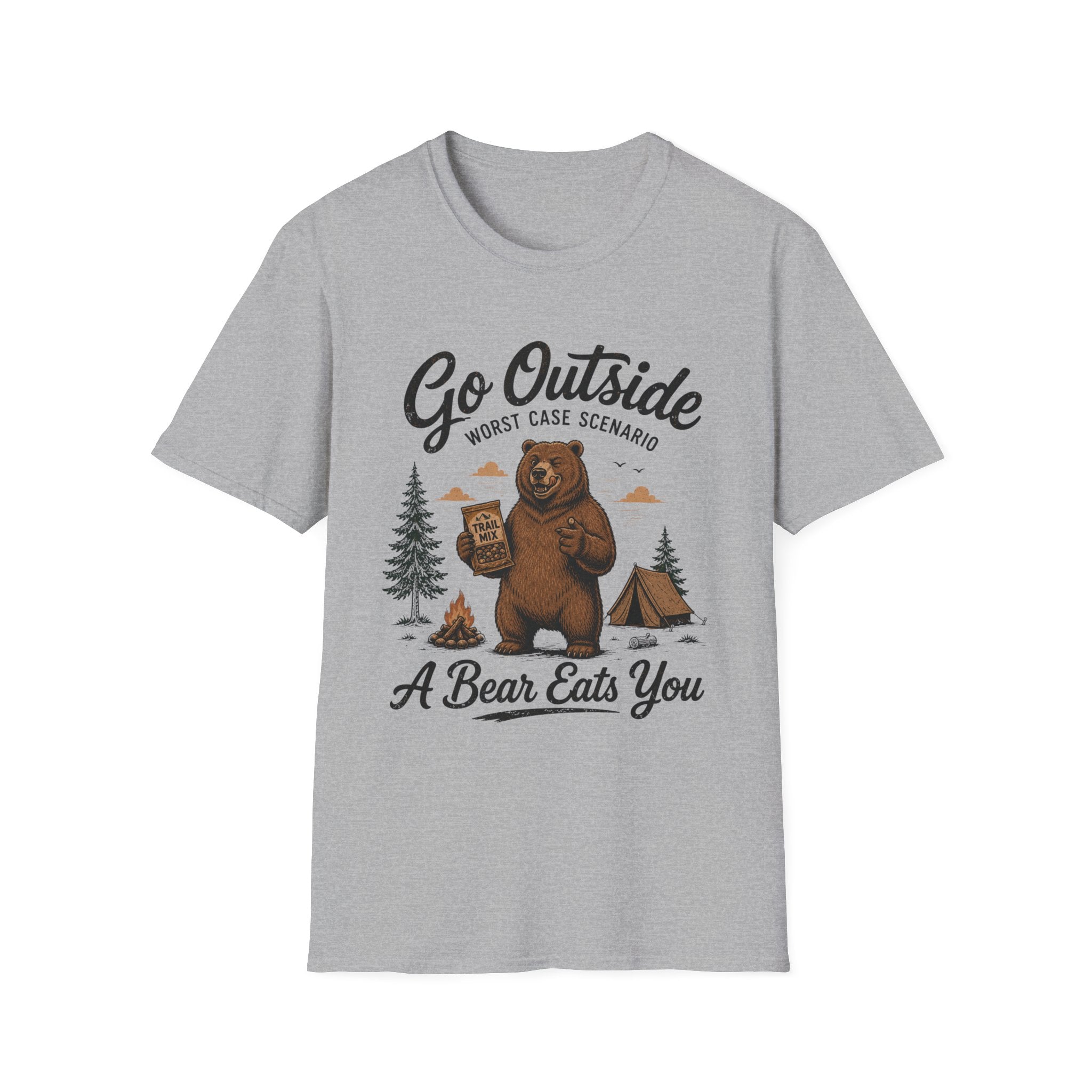 Go Outside Bear T-Shirt