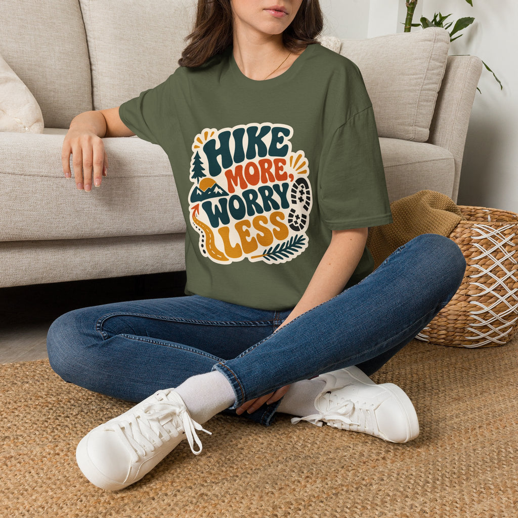 Hike More Worry Less - T-Shirt