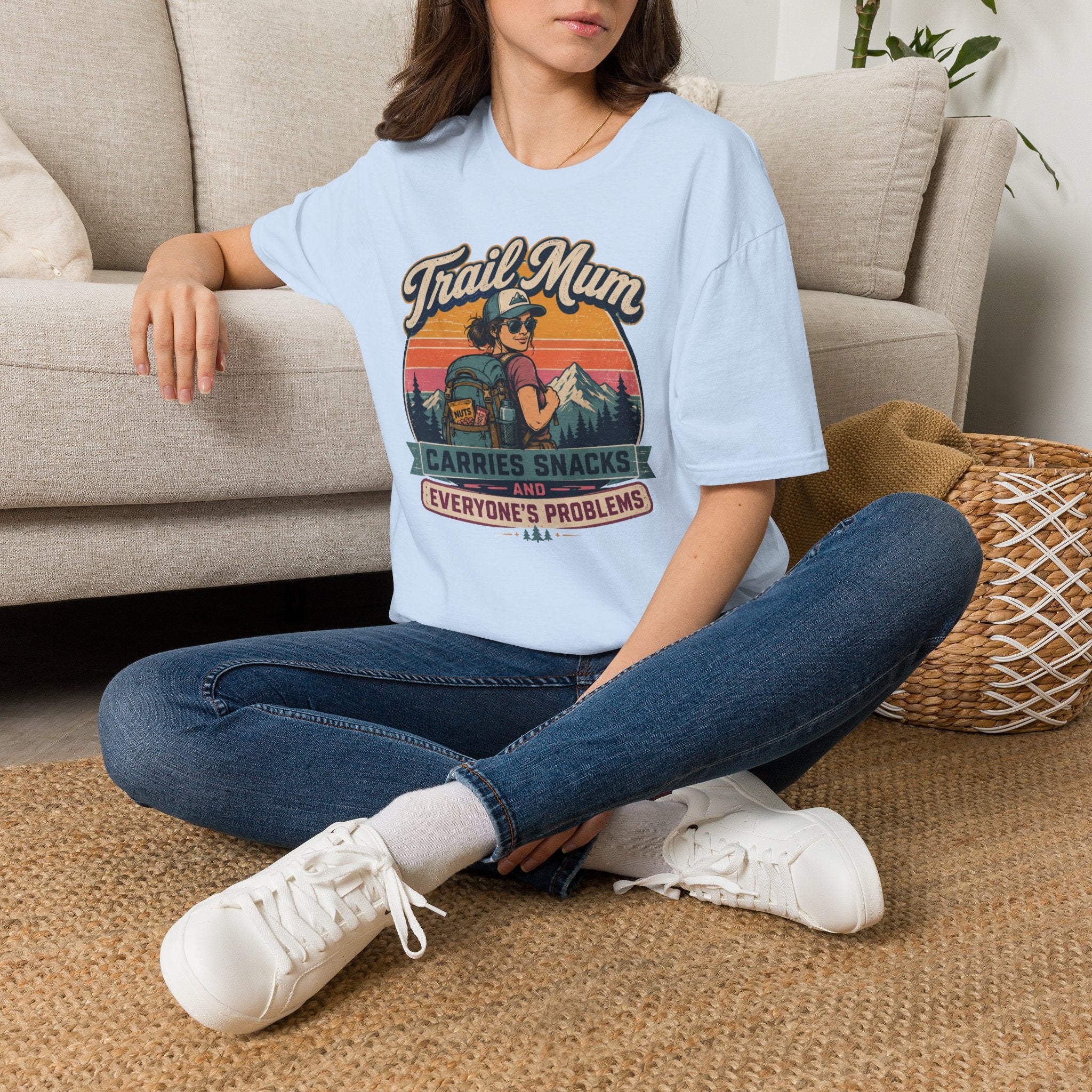 Trail Mum Carries Snacks and Everyone's Problems T-Shirt