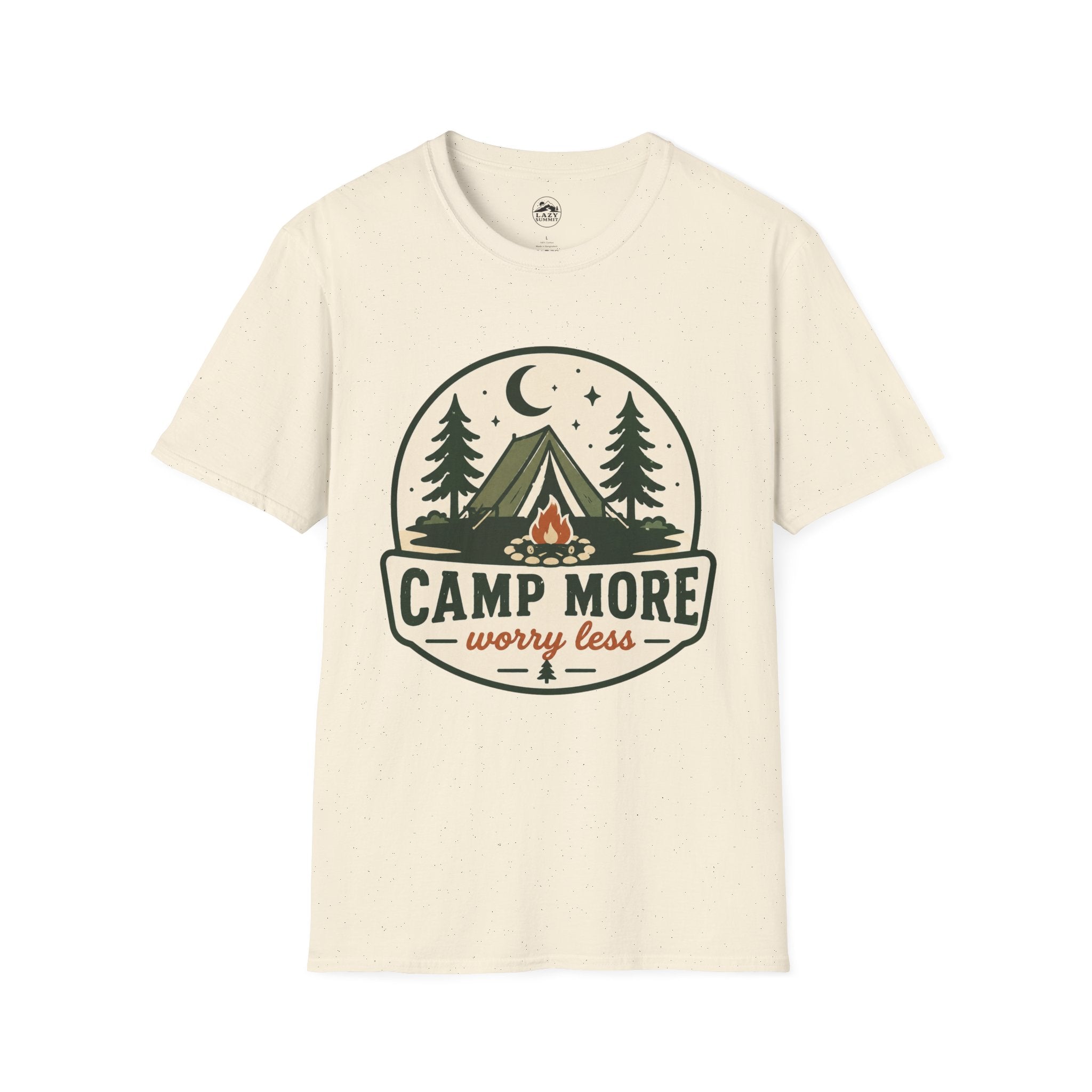Camp More Worry Less - T-Shirt