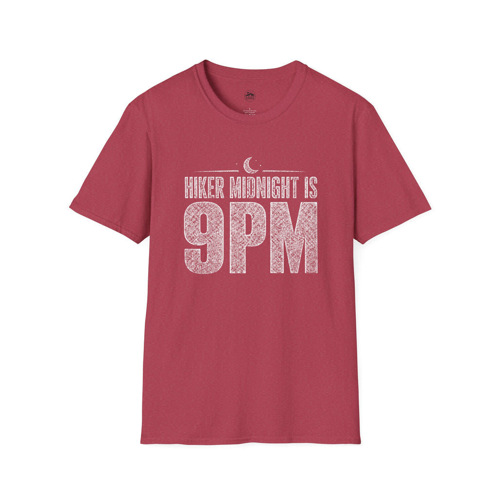 Hiker Midnight is 9pm - T-Shirt