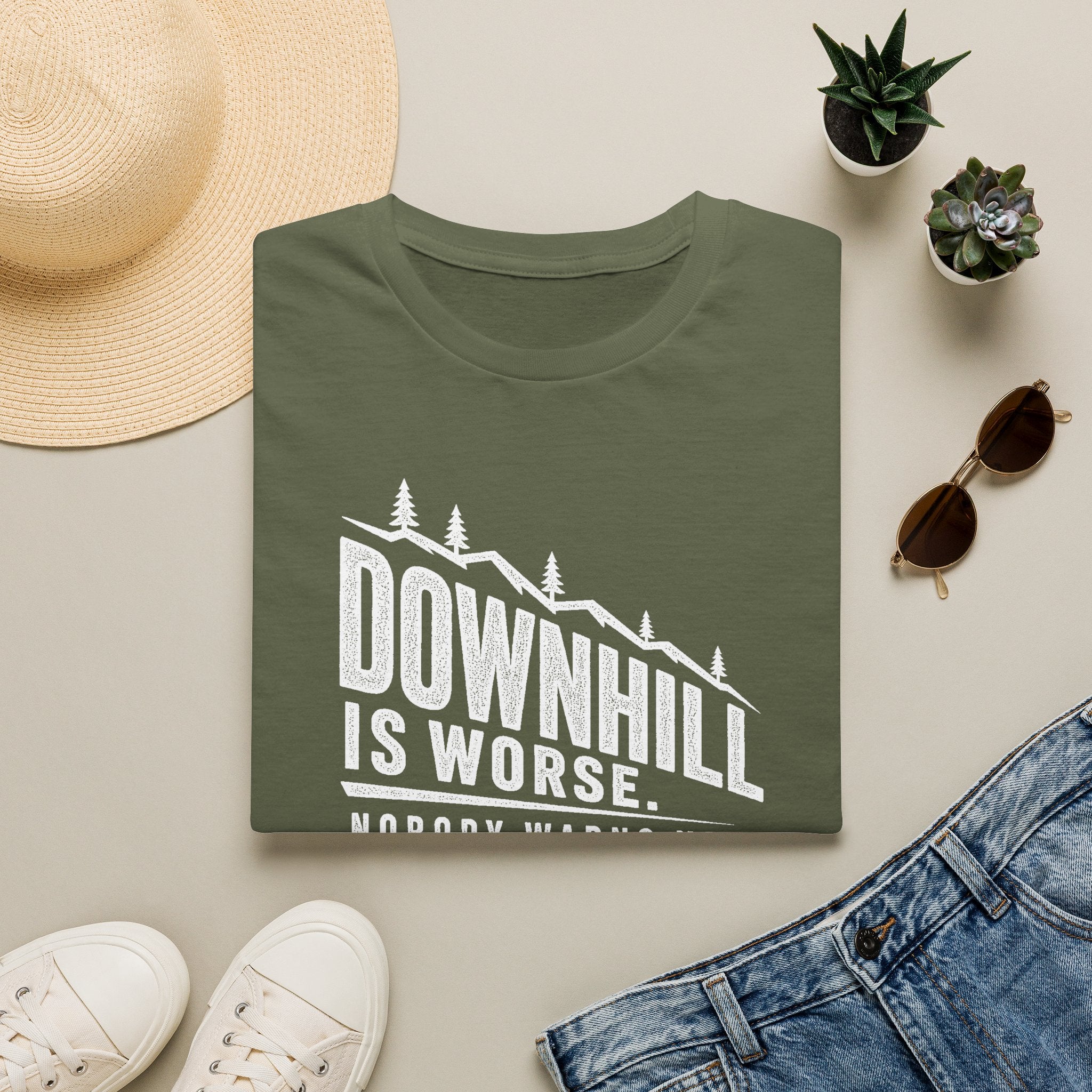 Downhill is Worse - T-Shirt