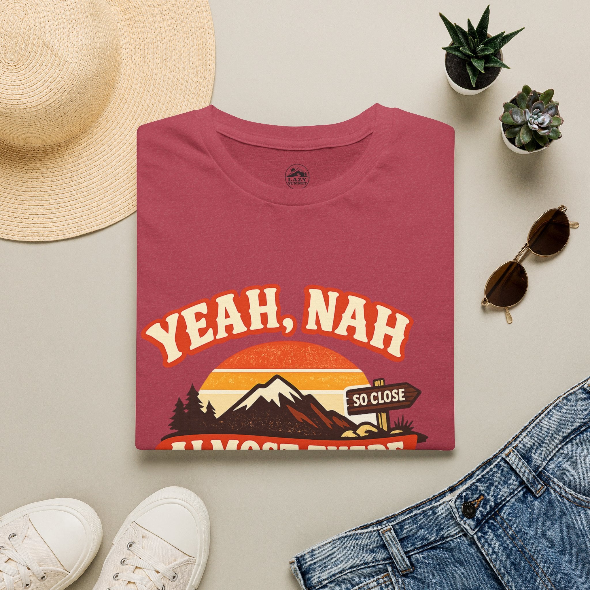Yeah Nah Sunrise - T-Shirt