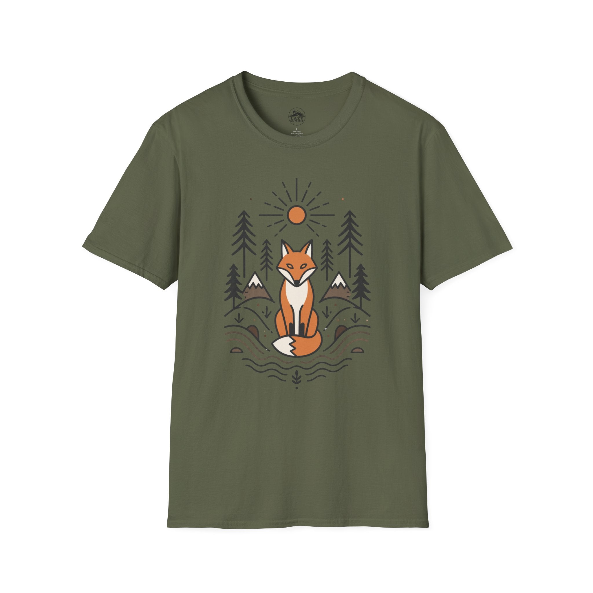 Fox in the Forest - T-Shirt