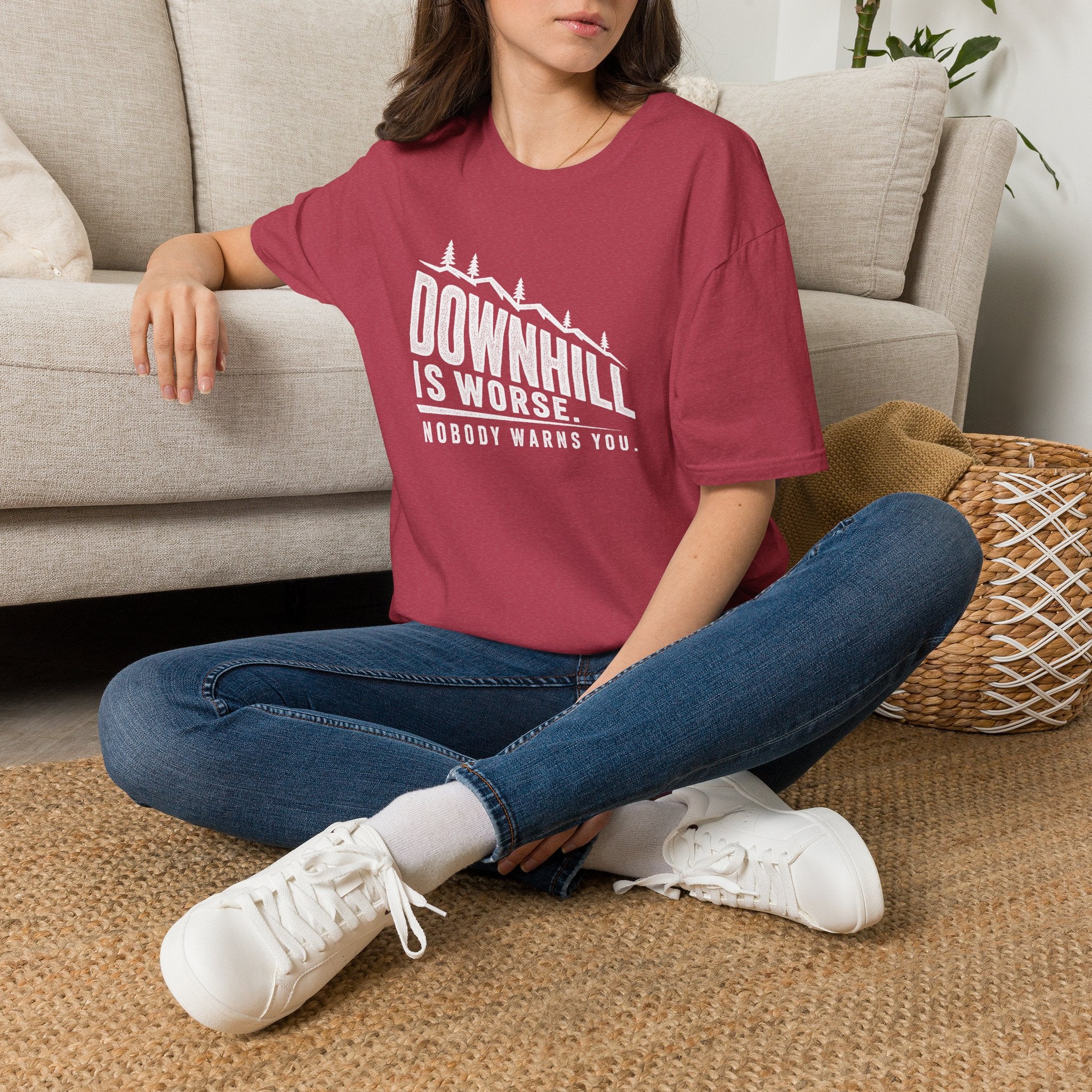 Downhill is Worse - T-Shirt