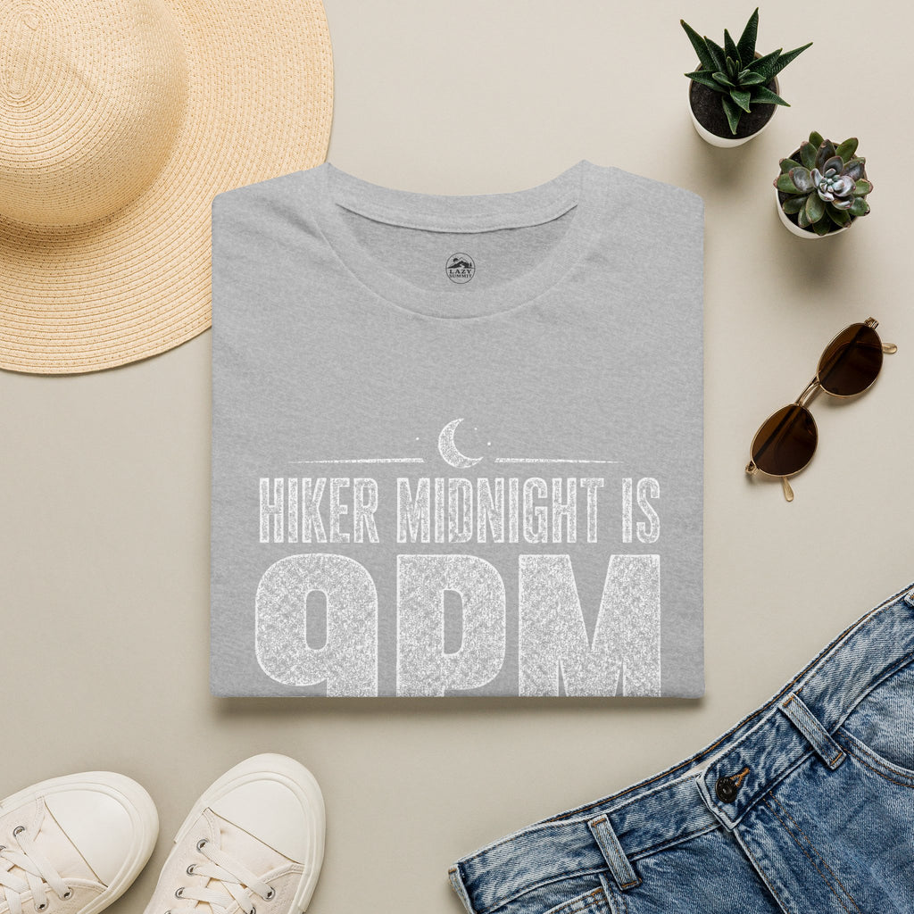 Hiker Midnight is 9pm - T-Shirt