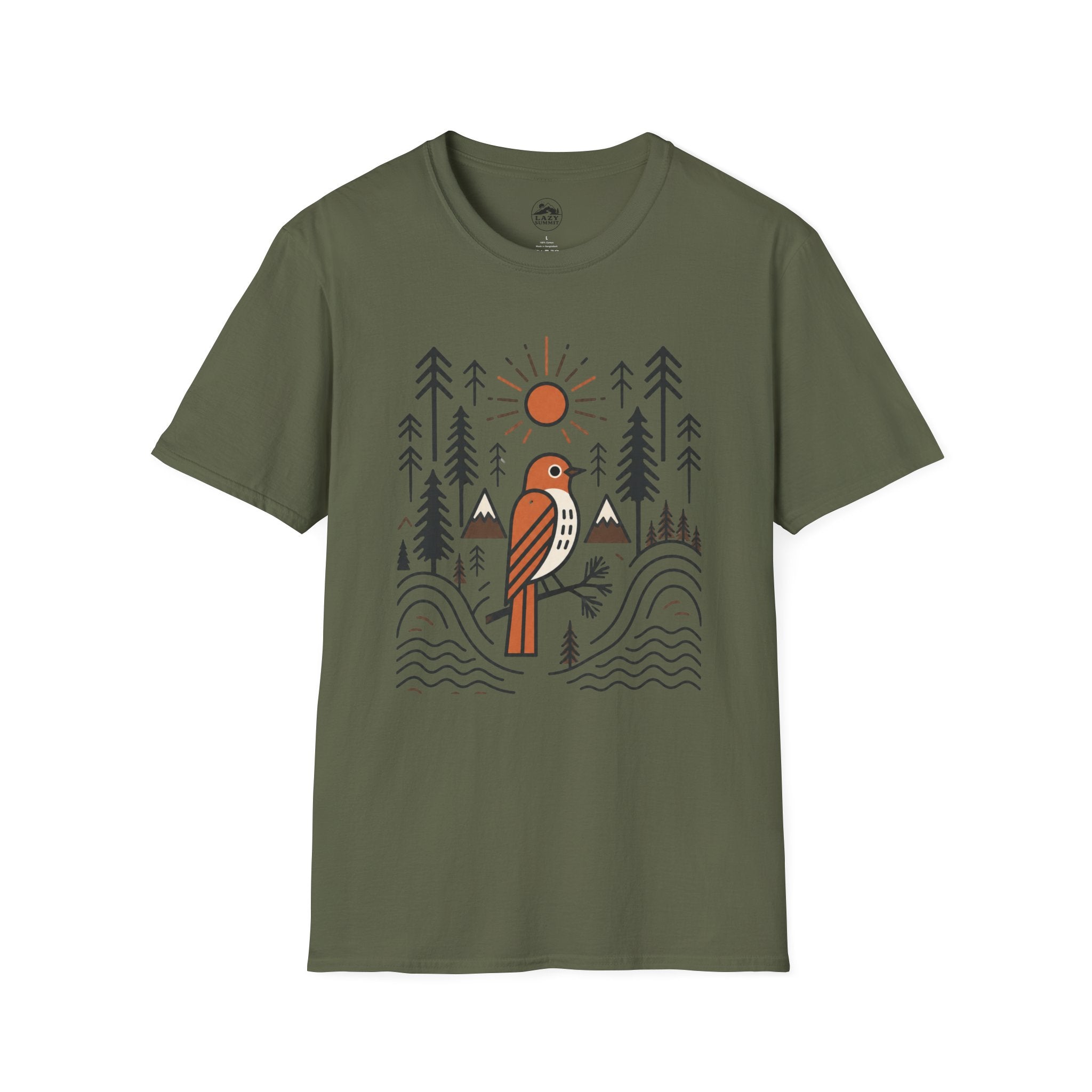 Bird in the Forest - T-Shirt