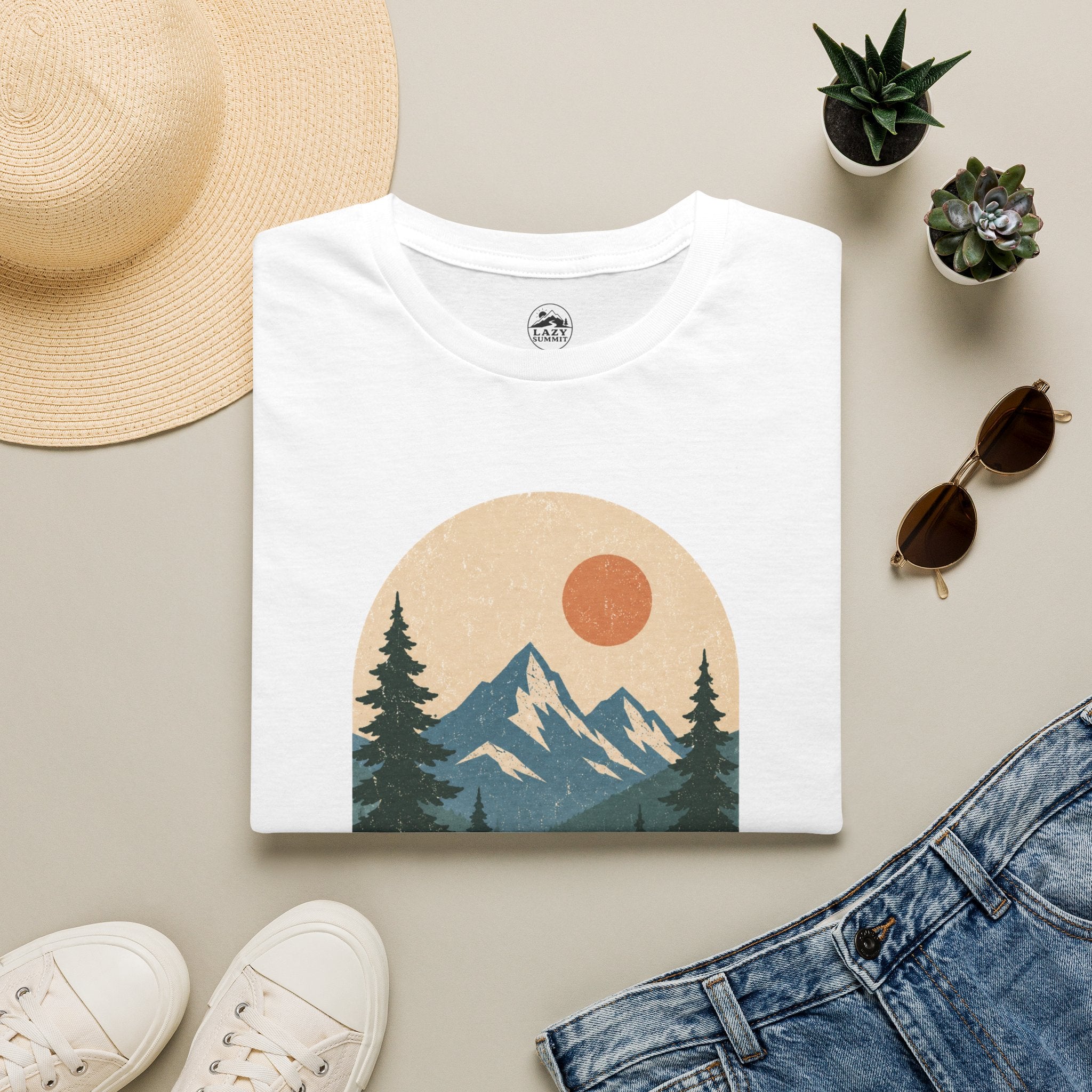 Mountains and Trees - T-Shirt