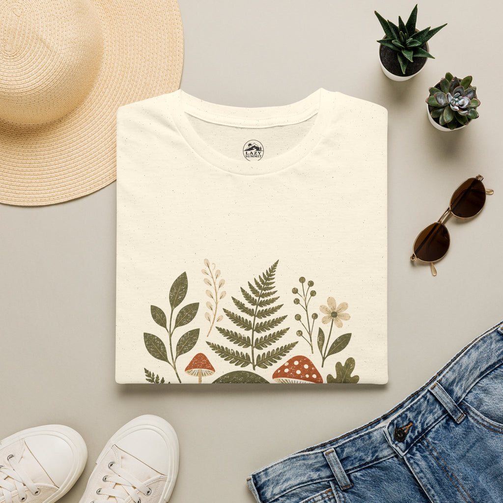 Ferns and Mushrooms - T-Shirt
