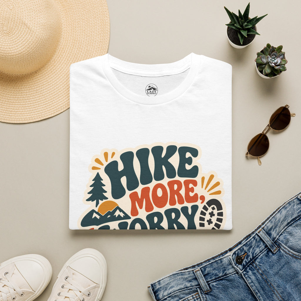 Hike More Worry Less - T-Shirt