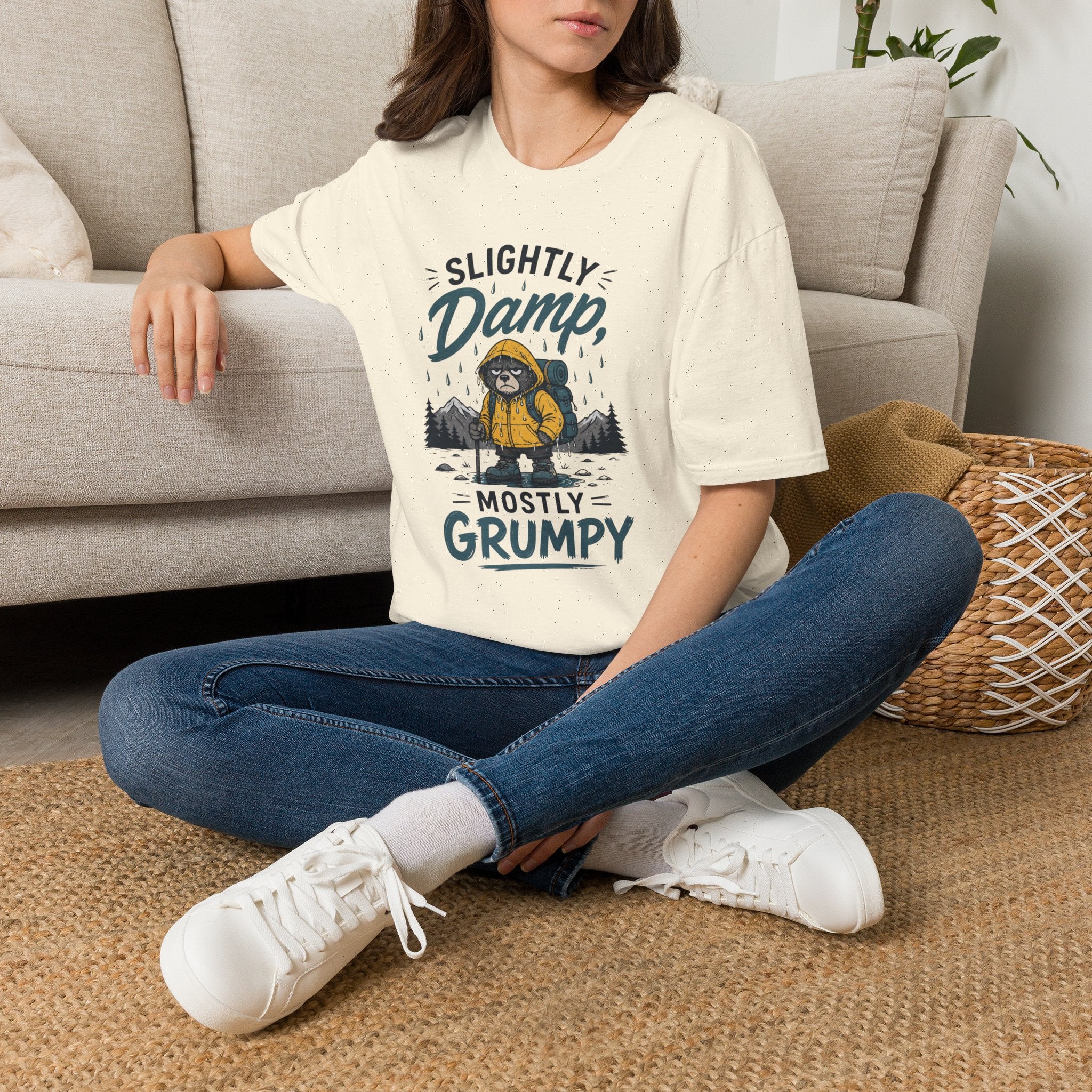 Slightly Damp Mostly Grumpy - T-Shirt