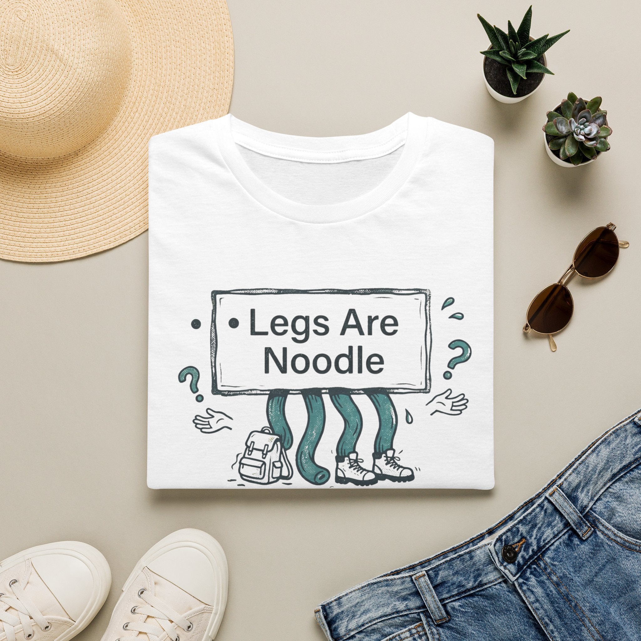 Legs Are Noodle Moral Is Questionable T-Shirt