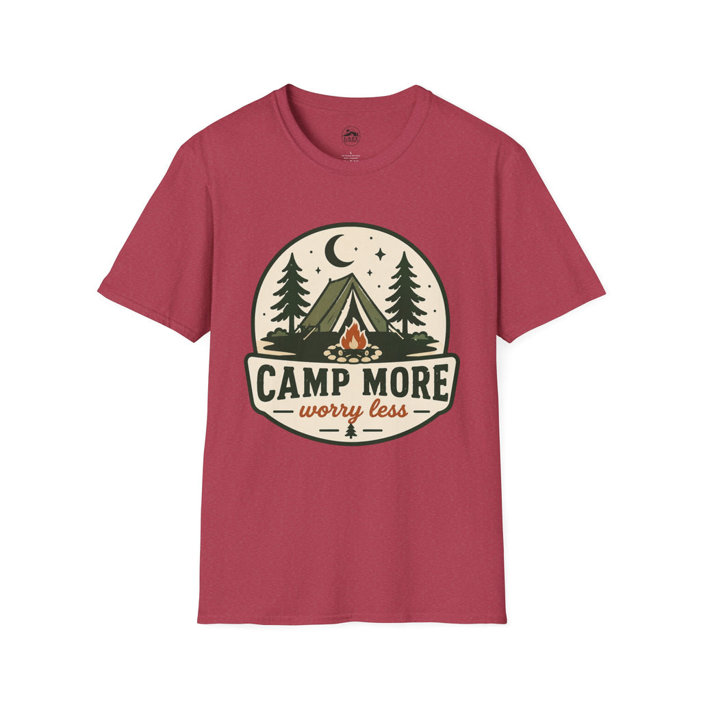 Camp More Worry Less - T-Shirt