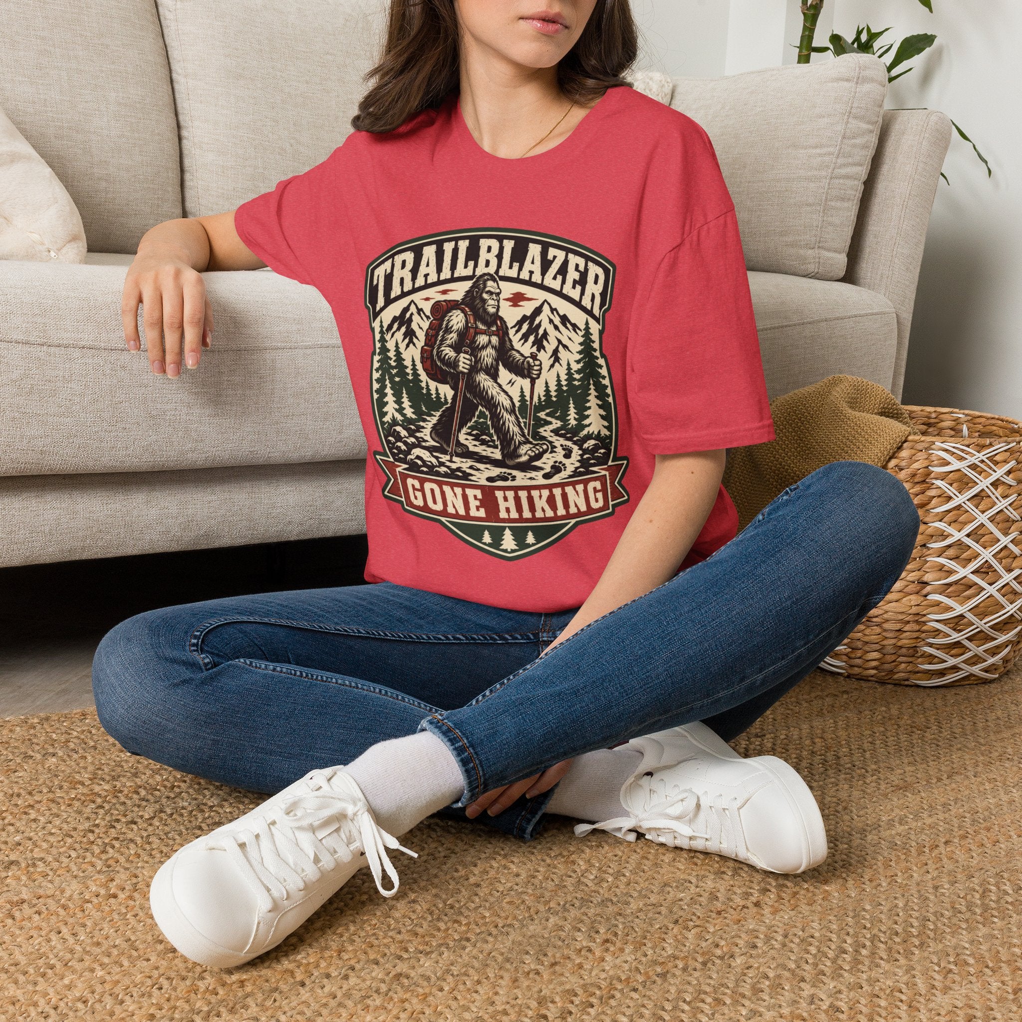 Bigfoot Gone Hiking T-Shirt