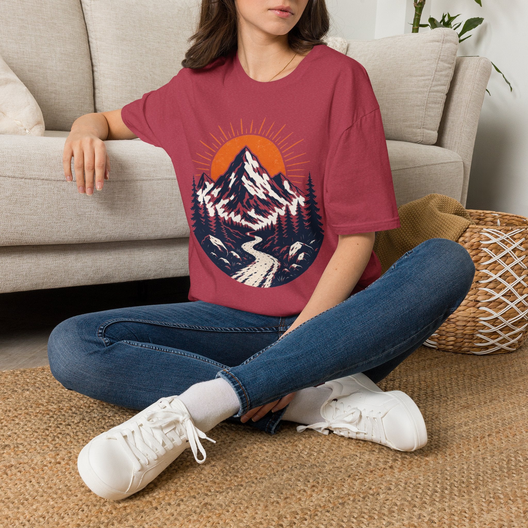 Mountains and Sunrise - T-Shirt