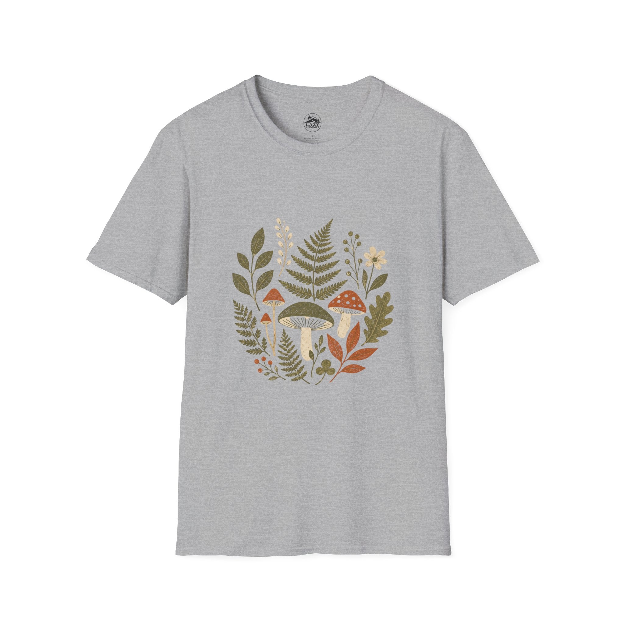 Ferns and Mushrooms - T-Shirt