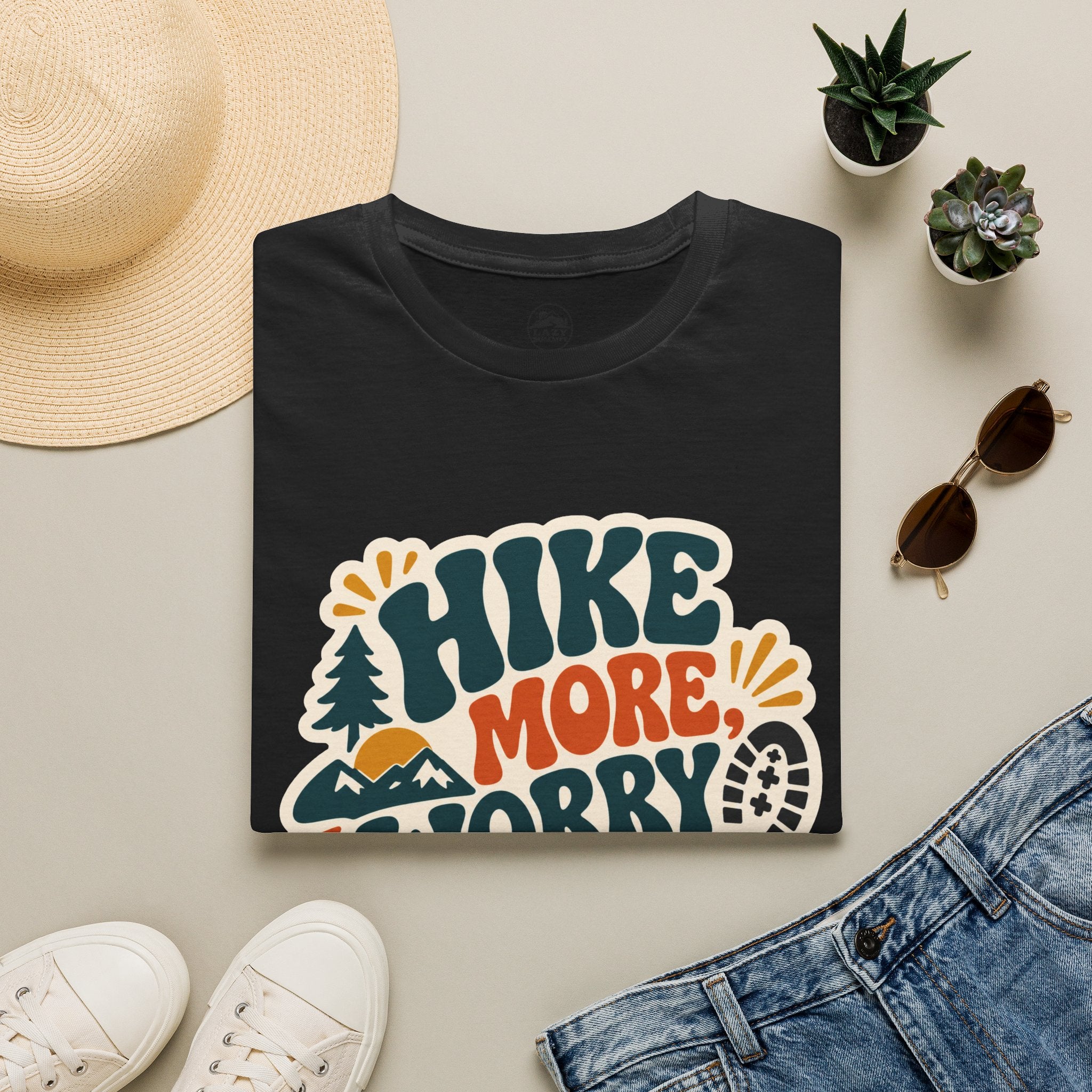 Hike More Worry Less - T-Shirt
