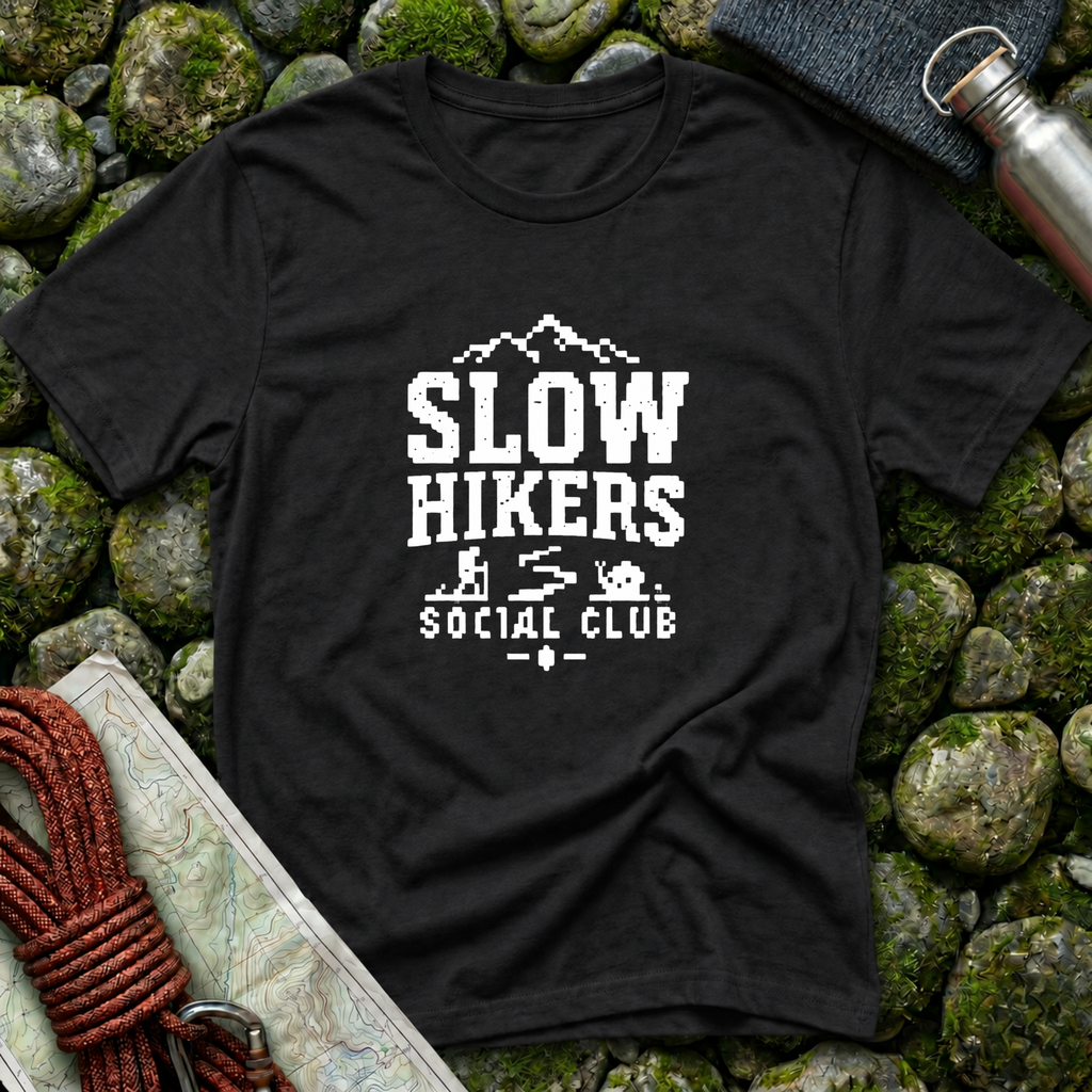 Slow Hikers Pixels T-Shirt