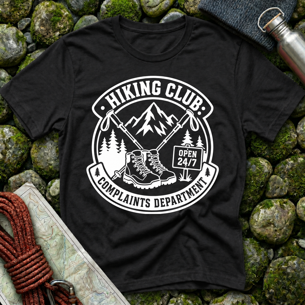 Hiking Club Complaints Department T-Shirt