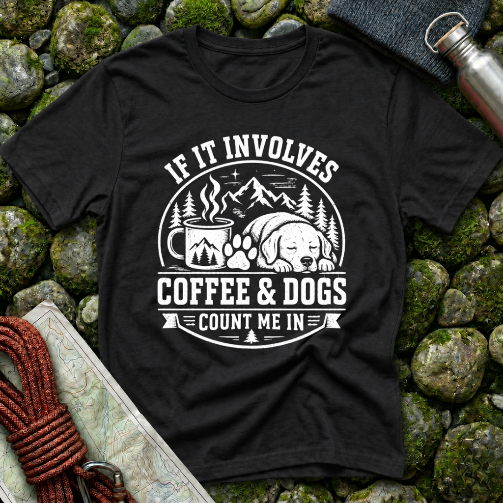 If it Involves Coffee and Dogs - T-Shirt