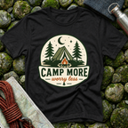 Camp More Worry Less - T-Shirt