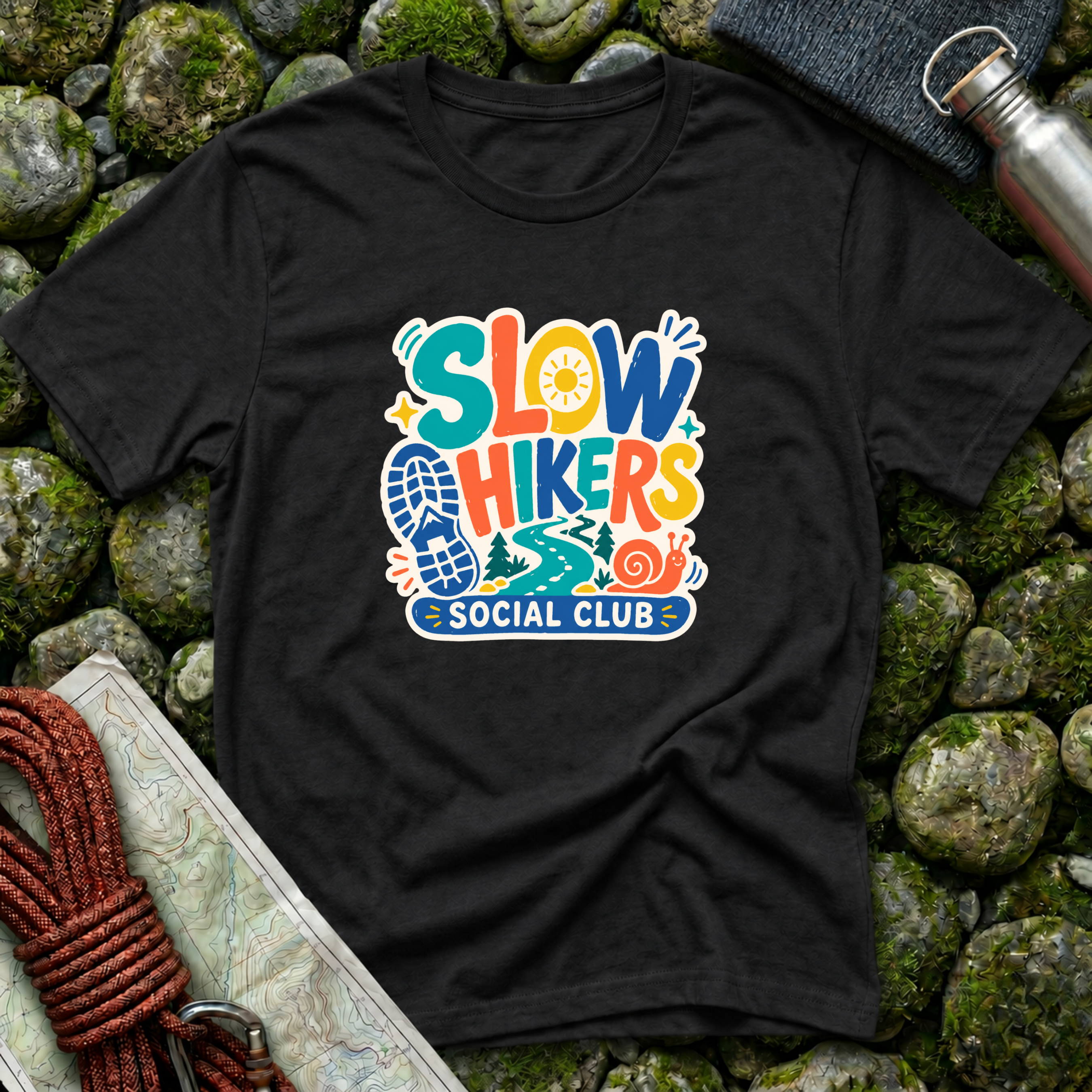 Slow Hikers Social Club - T-Shirt