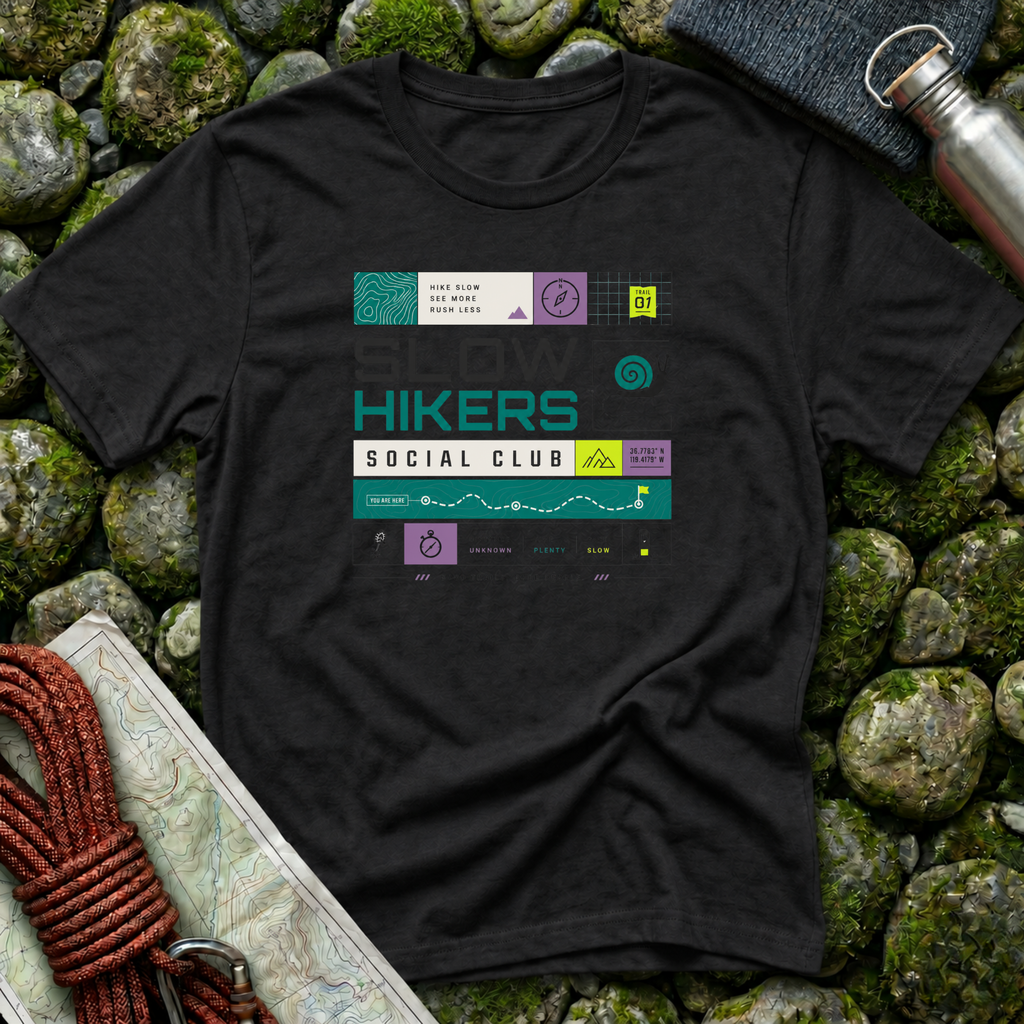 Slow Hikers Social Club - T-Shirt