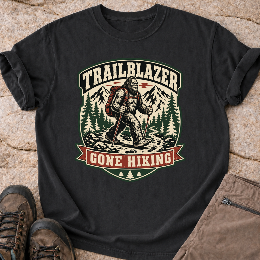 Bigfoot Gone Hiking T-Shirt