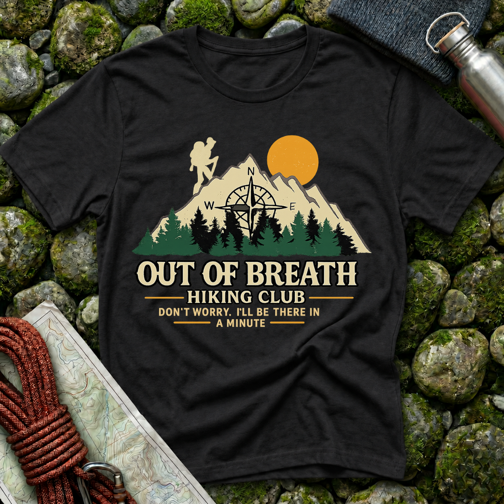 Out of Breath Hiking Club - T-Shirt