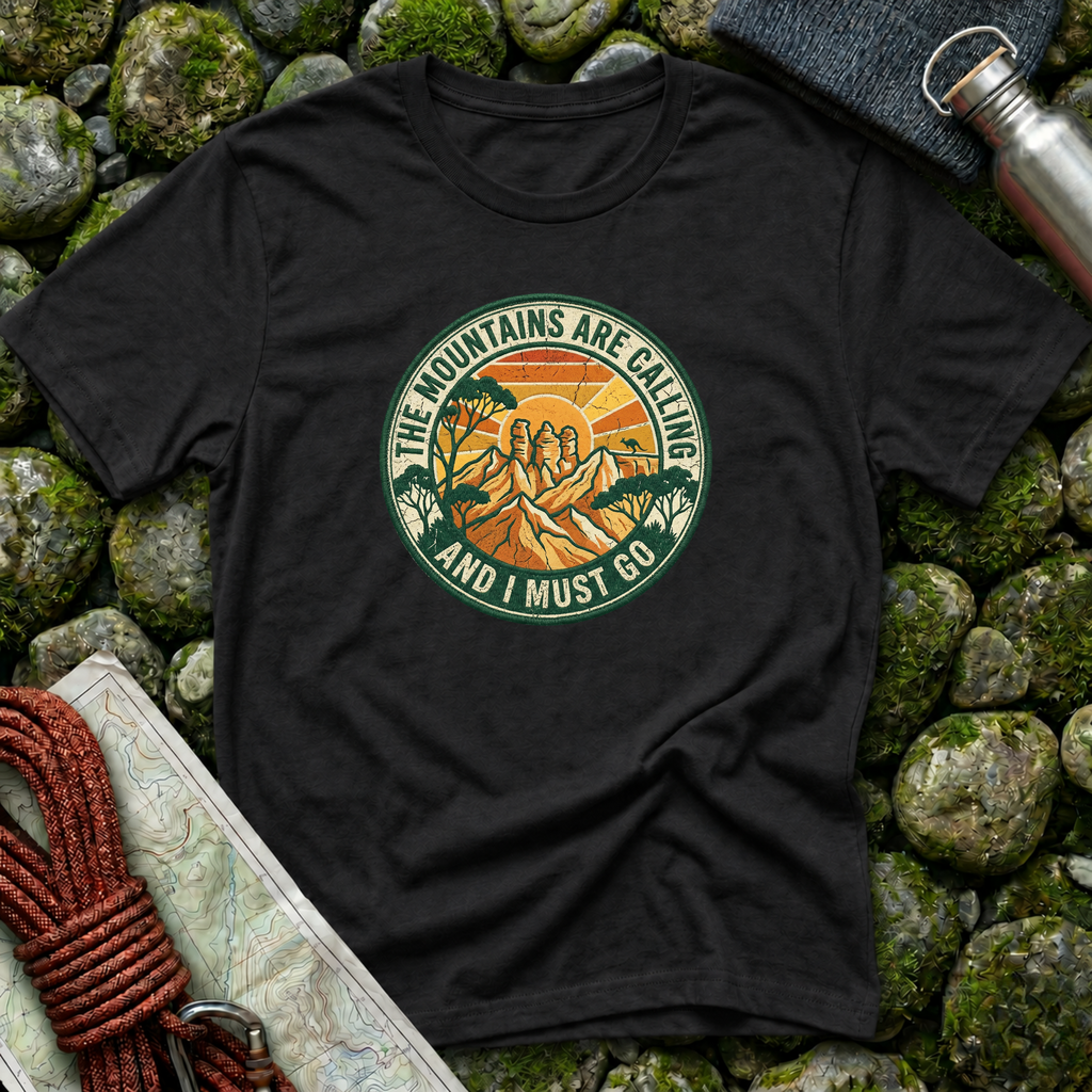 The Mountains Are Calling Oz T-Shirt