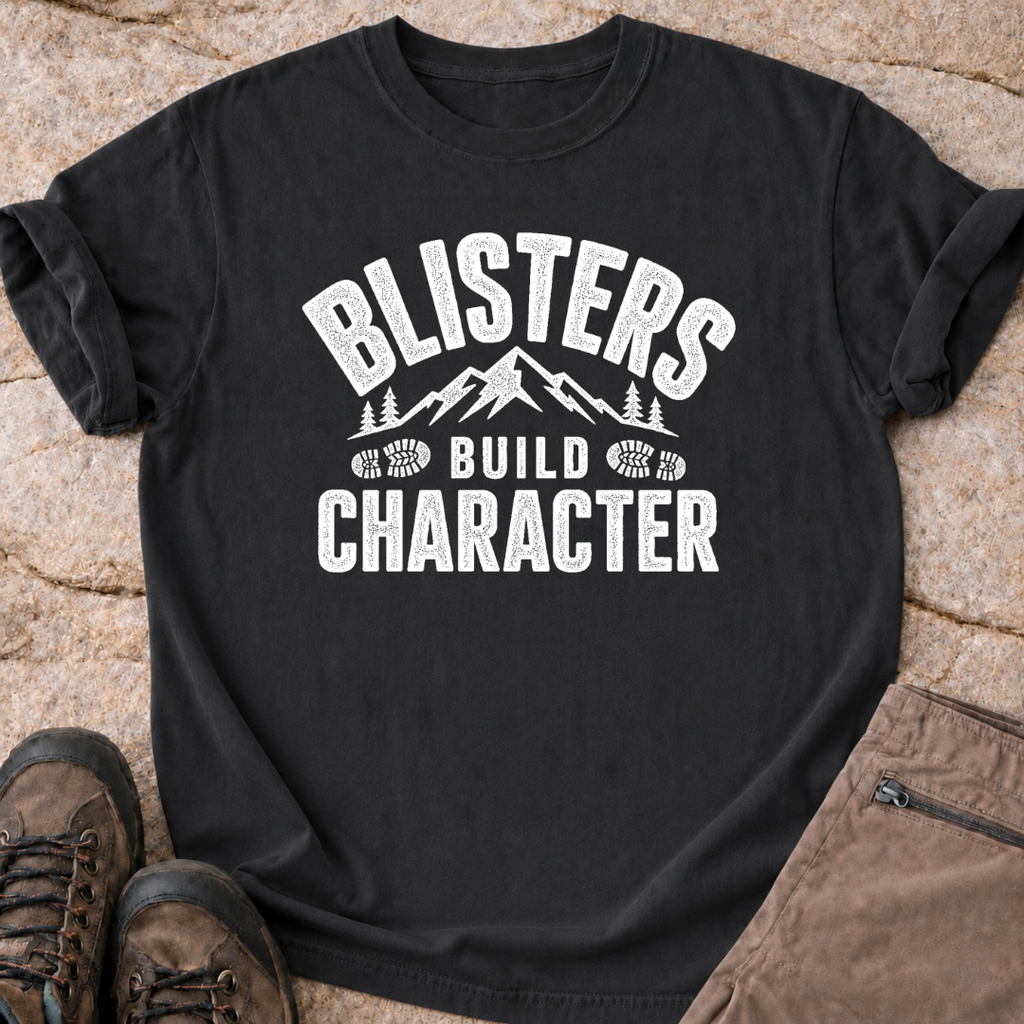 Blisters Build Character - T-Shirt