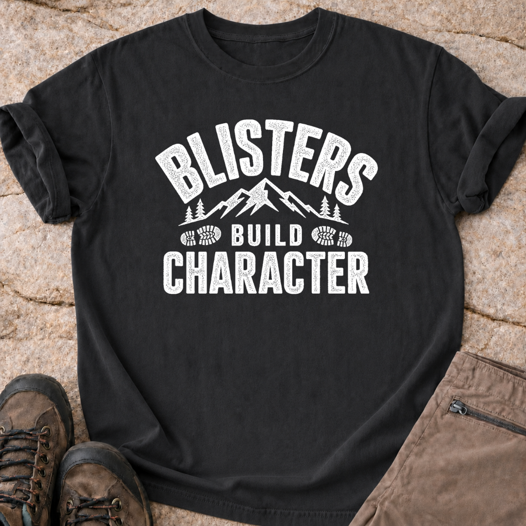 Blisters Build Character - T-Shirt