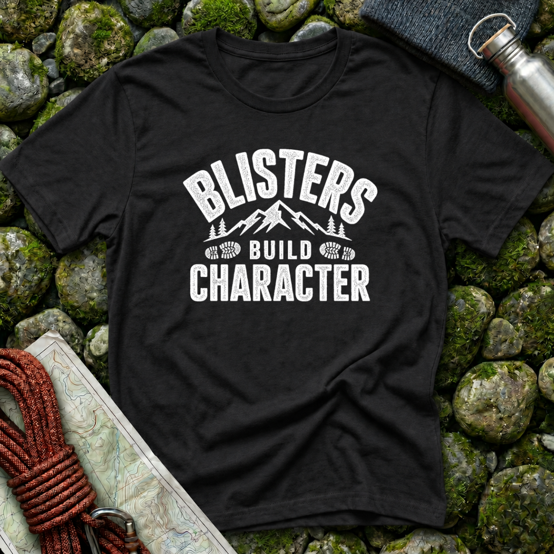 Blisters Build Character - T-Shirt