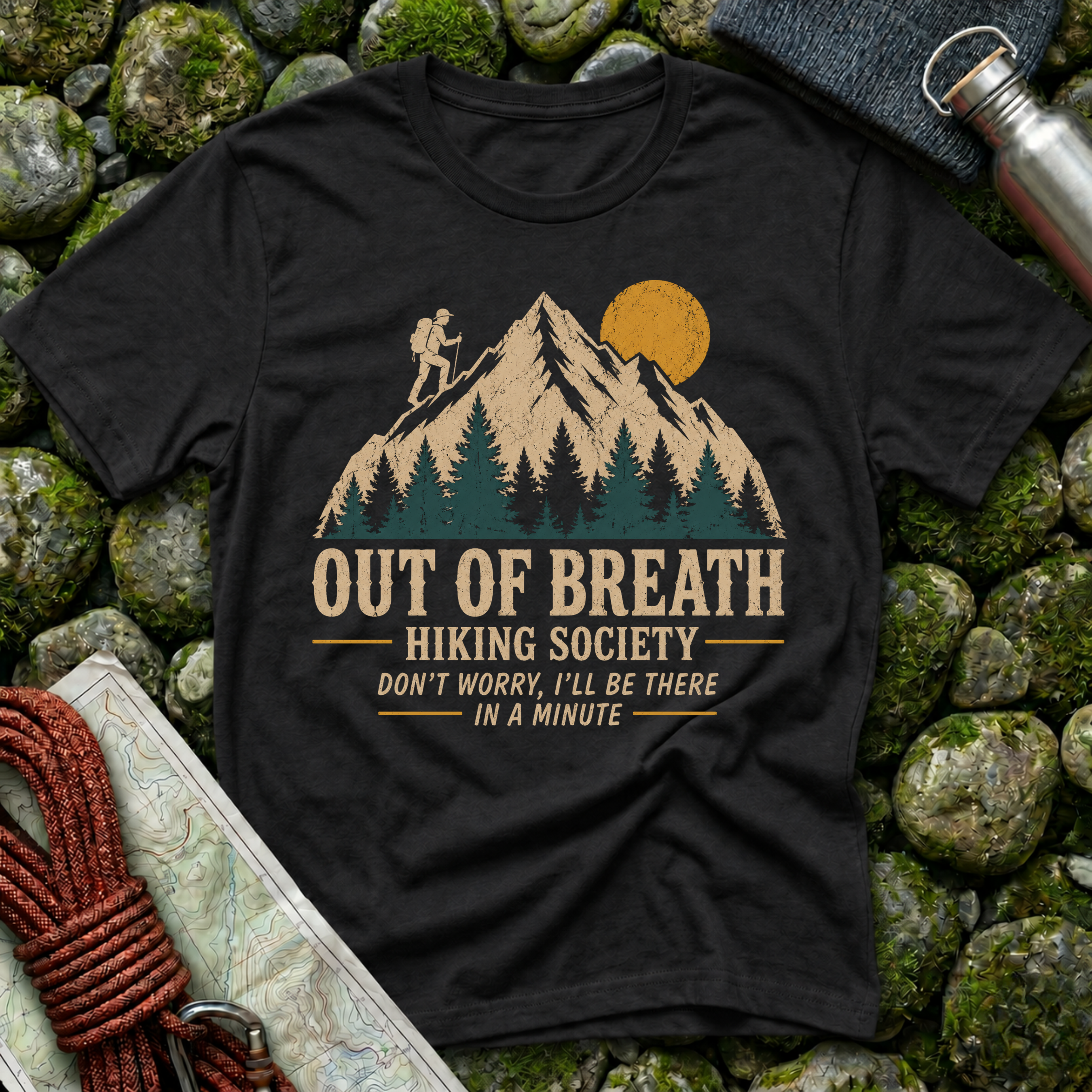 Out of Breath Hiking Society T-Shirt