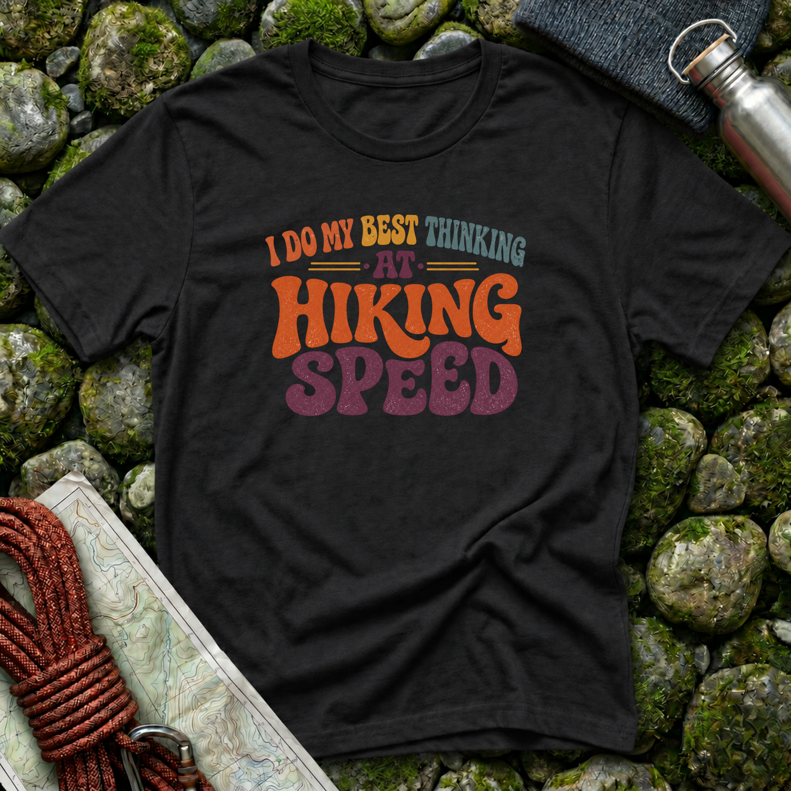 I Do My Best Thinking at Hiking Speed T-Shirt