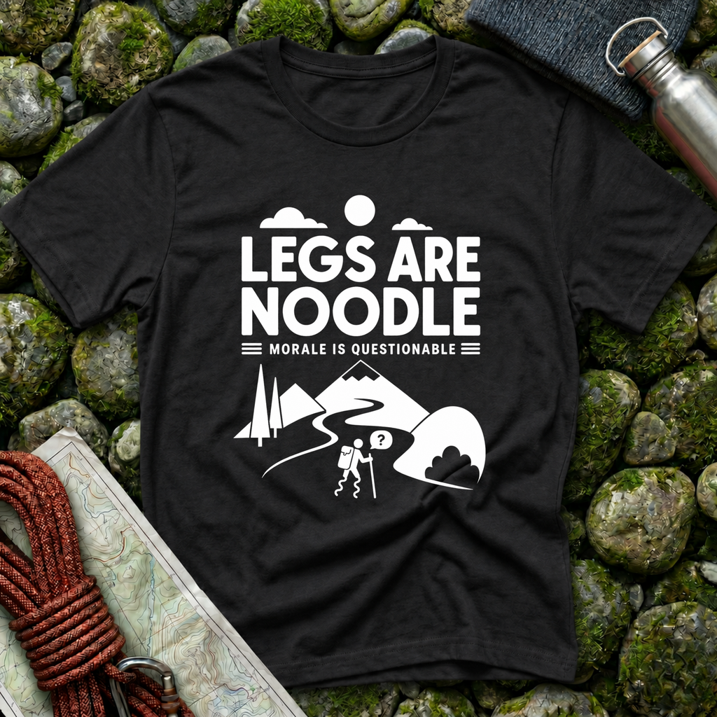 Legs Are Noodle - Morale Questionable T-Shirt