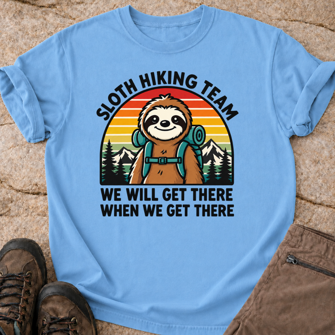 Sloth Hiking Team - T-Shirt
