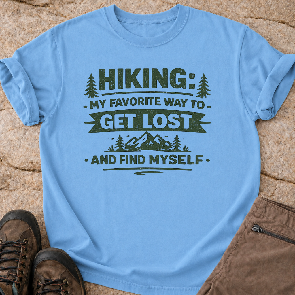 Hiking is My Favorite Way to Get Lost T-Shirt