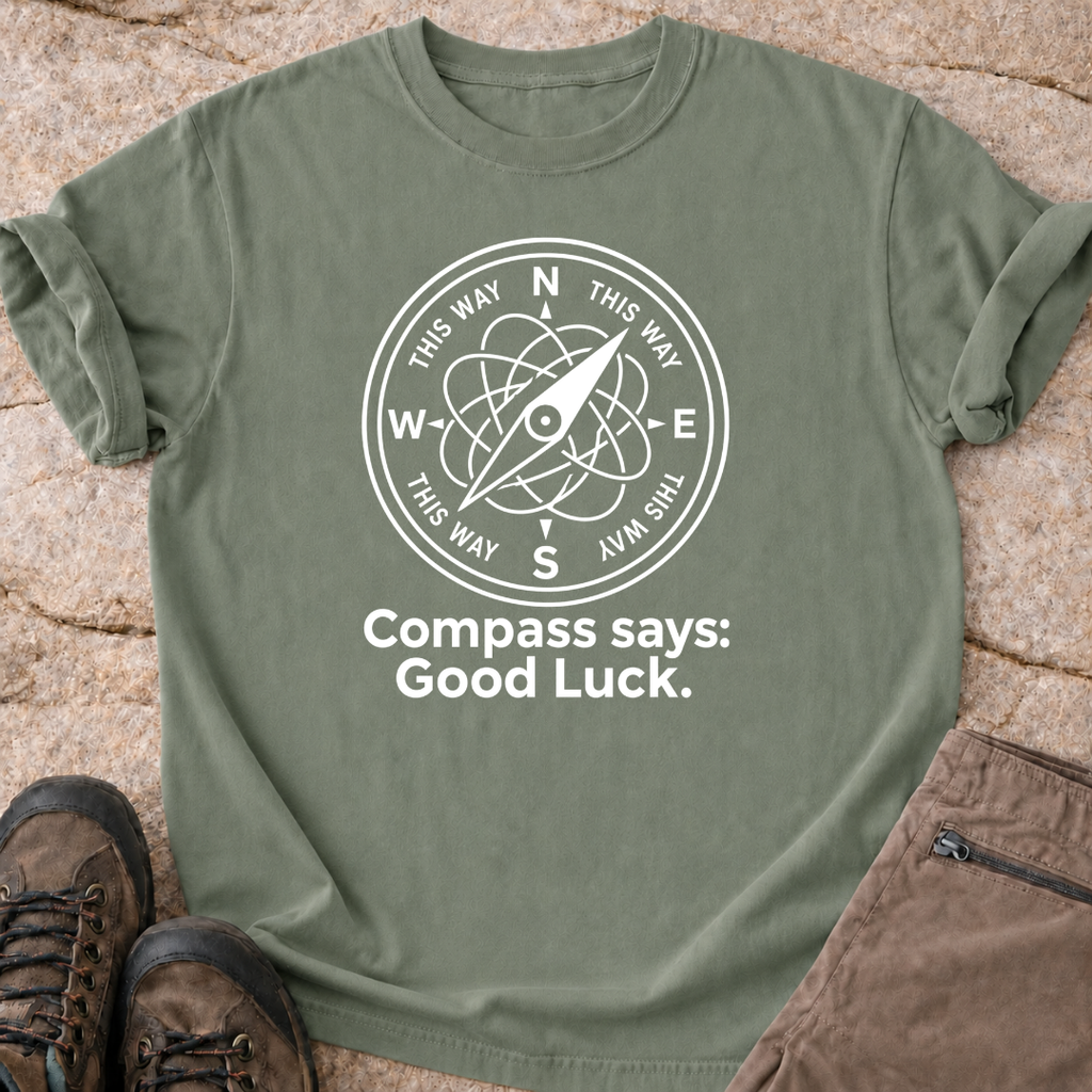 Compass Says Good Luck T-Shirt
